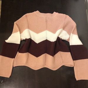 Striped Knit Sweater